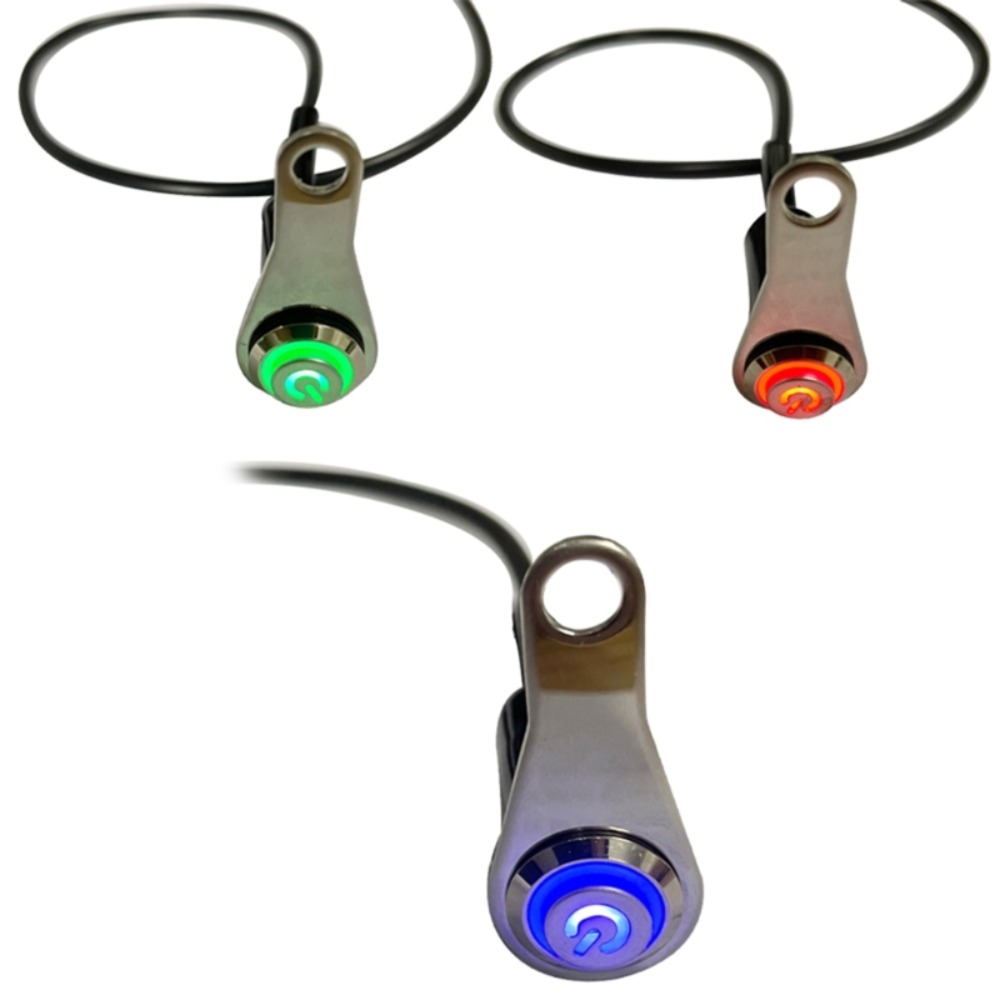 Universal Motorcycle Handlebar Switch 12V LED Light Indicator Switch Moto Light Controller Double Flash Indicator Controller