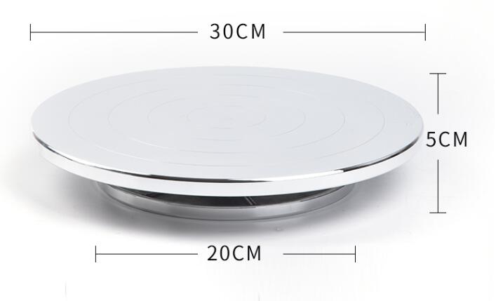 8-30cm Pottery Wheel Alloy Heavy Duty Metal Pottery Decorating Banding Wheel Quite Smooth turning pottery tools Stand Turntable
