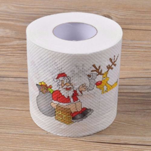 Kerstman Rendier Toiletpapier Tissue Tafel Kamer Home Decor