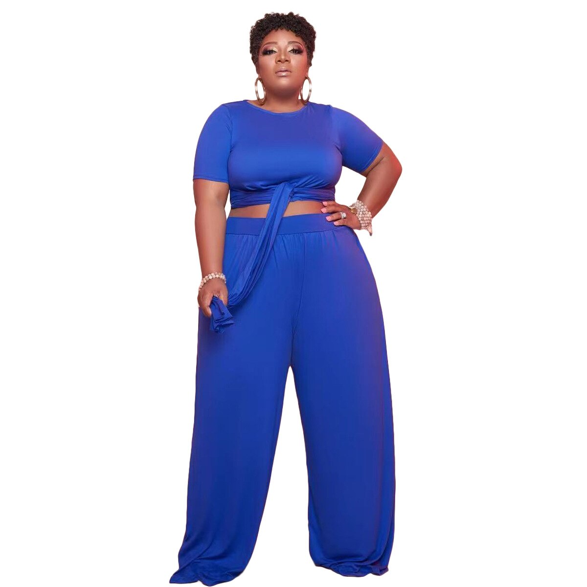 Broek Set Voor Vrouwen Causale Plus Size 3XL 4XL 5XL Top En Broek Set Twee Delige Set Wit Zwart 2 stuk Sets Womens Outfits Zomer