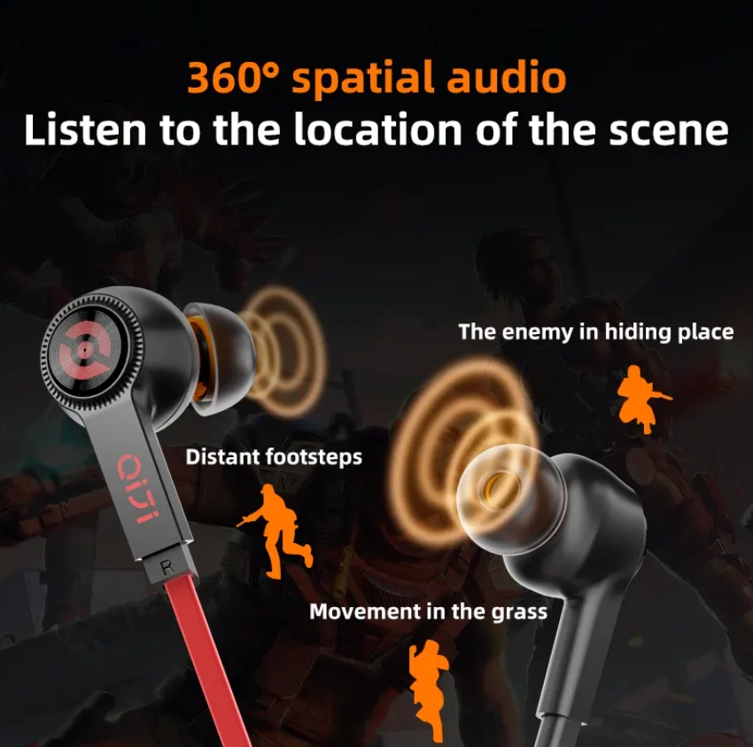 PIVA Online wired headphones headphones Wired headphones with microphone