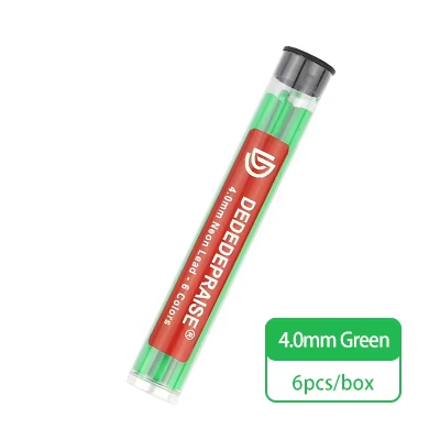 4mm Sketch Drawing Mechanical Pencil Automatic Charcoal Pencils For Students Kids Stationery Supplies TR-4000 Art Pencil: Red