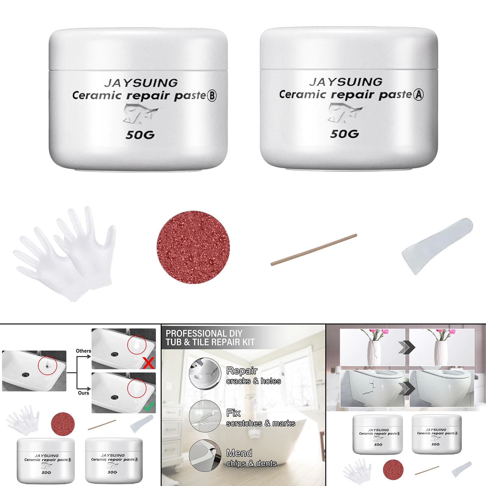 Ceramic Repair Paste Tub Repair Kit for Basin Sink Countertop Bathroom