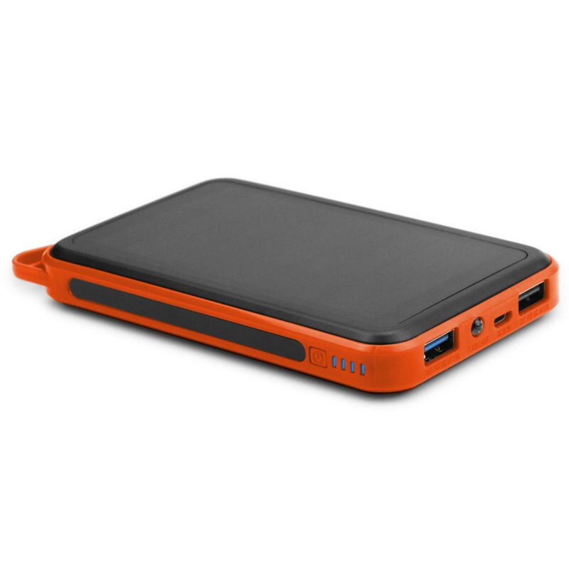 ALLPOWERS 15000mAh Solar Power Bank Portable Power Charger External Battery for iPhone 11 Samsung Huawei Mate 30 Xiaomi etc.: Orange