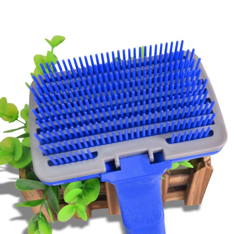 Hondenborstel kattenvachtreiniging zelfreinigende slicker haarverharende kam verzorgingstool