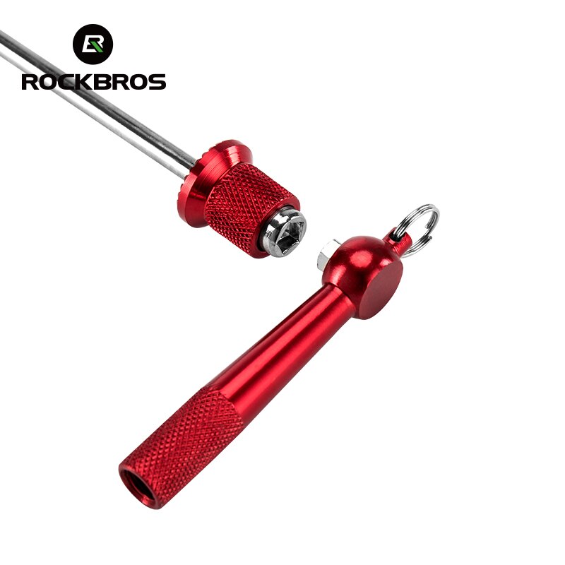 Rockbros fiets fietsnaven antidiefstal snelspanners fietsen mtb wielen vergrendeling beveiliging voor mtb racefiets onderdelen bmx