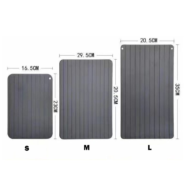 Thaw Master Fast Defrosting Tray Frozen Meat Thawing Fresh Healthy Rapid Defrost Plate Board Food Gadgets Kitchen Home Use Tools