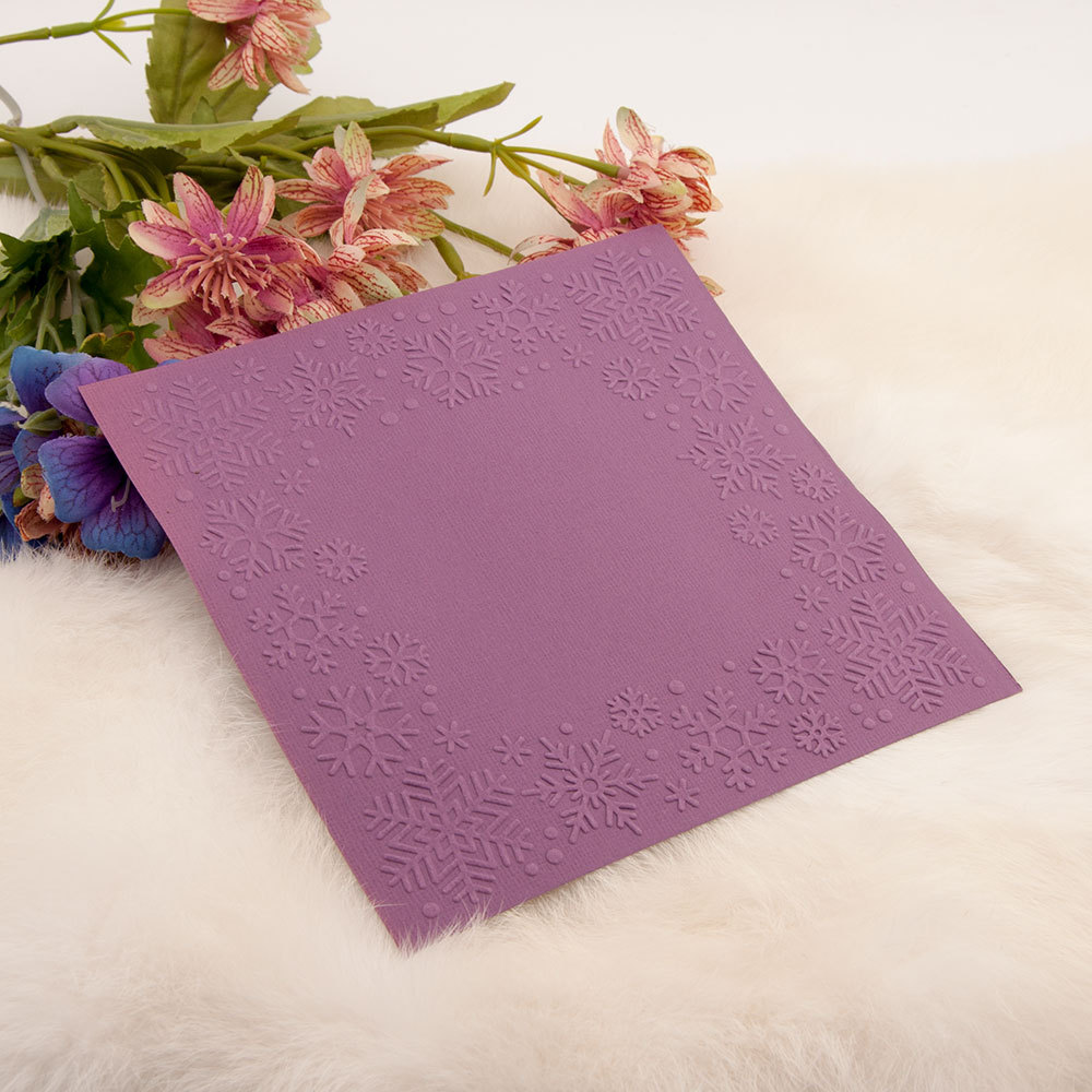 2-teilige Prägeordner 15x15cm - Konkav Konvex Vorlagen Für Karten & Scrapbooking