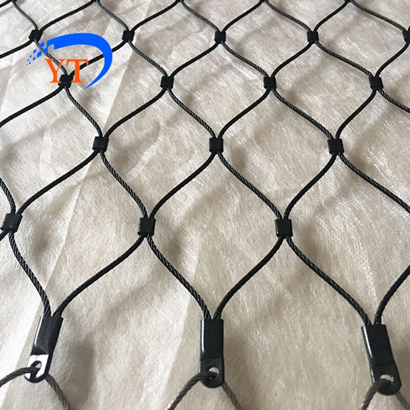 stainless steel wire cable net ss304 wire rope mesh