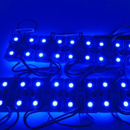 Superljus vattentät 60 st led 5050 4 led modul vit  dc 12v 4 led fyrkantiga led moduler belysning