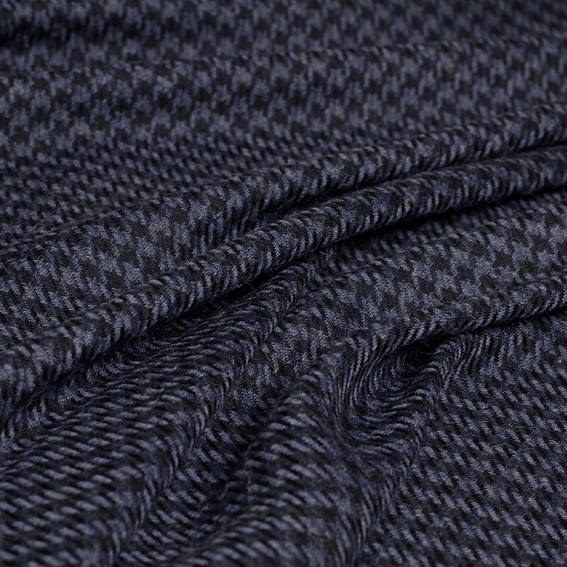 Pearlsilk azul negro hilo teñido pata de gallo lana de Cachemira accesorios para prendas de vestir vestido de otoño DIY telas de ropa