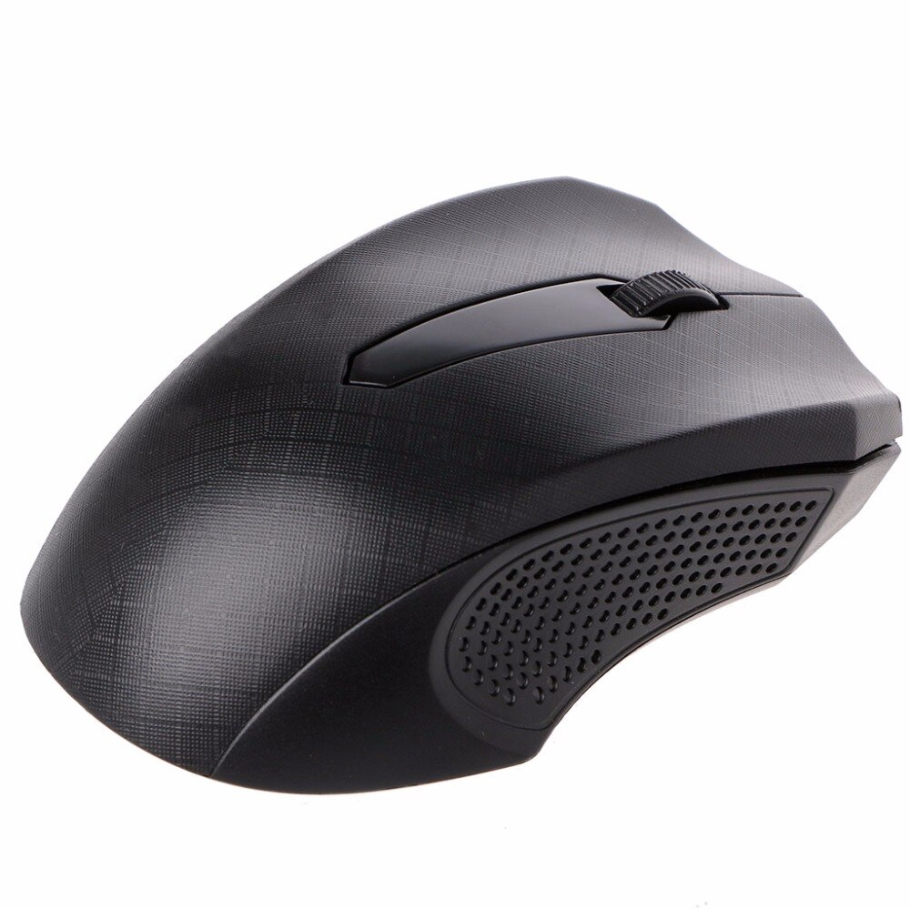 Black 2.4GHz Wireless Keyboard Optical Mouse Combo Kit With USB Receiver For Laptop Desktop Computer