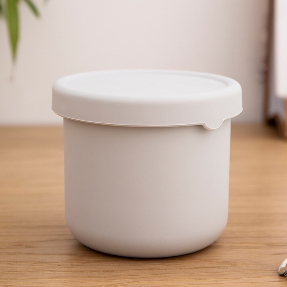 250ml Seal Silicone Portable Bento Box Lunch Box for kid Food Dinnerware Food Storage Container Refrigerator Storage Container: white