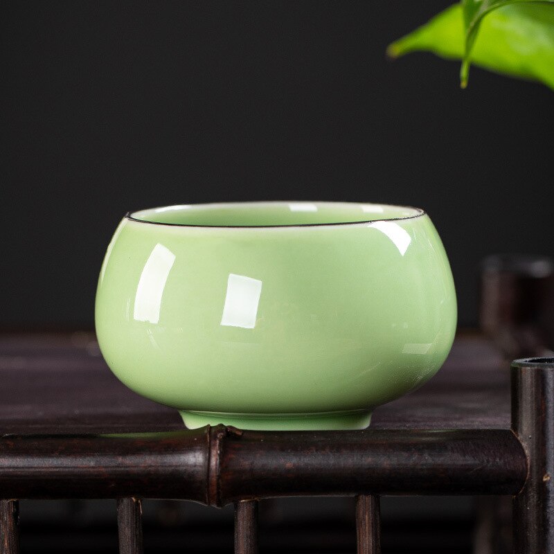 Ceramic Tea Cup Rainbow Cup Individual Single Cup Tea Cup Chinese Kung Fu Tea Set Tea Bowl Household Tea Table Tea Cup: q