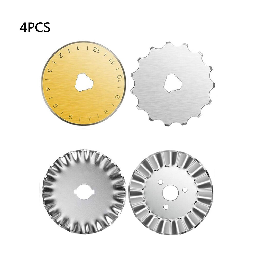 Rotary Cutter Blades Replacement Rotary Blades 45MM Round Trimmer Refill Blades Rotary Cutter for Quilting Cutting Sewing Crafts: Orange