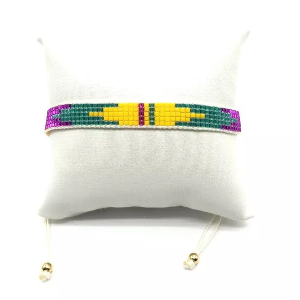 ZHONGVI Miyuki Braccialetto Della Boemia Bracciali per Le Donne 2020 di Modo Gioielli Messicano Regalo Giappone Perle di Vetro Fatti A Mano Tessuto Pulseras: 3
