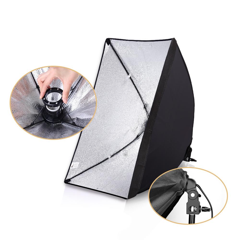 Photo Studio Equipment Photography Softbox Lighting Kit 50x70CM Continuous Light System Soft box