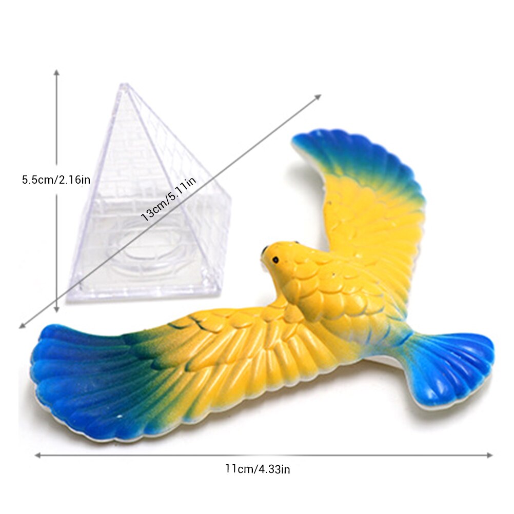 4 stücke Zufällige Farbe Magie ausgleichen Vogel betonen Linderung Finger Spielzeug Mit Pyramide Basis Für freundlicher Physikalische Büro Schreibtisch Spielzeug