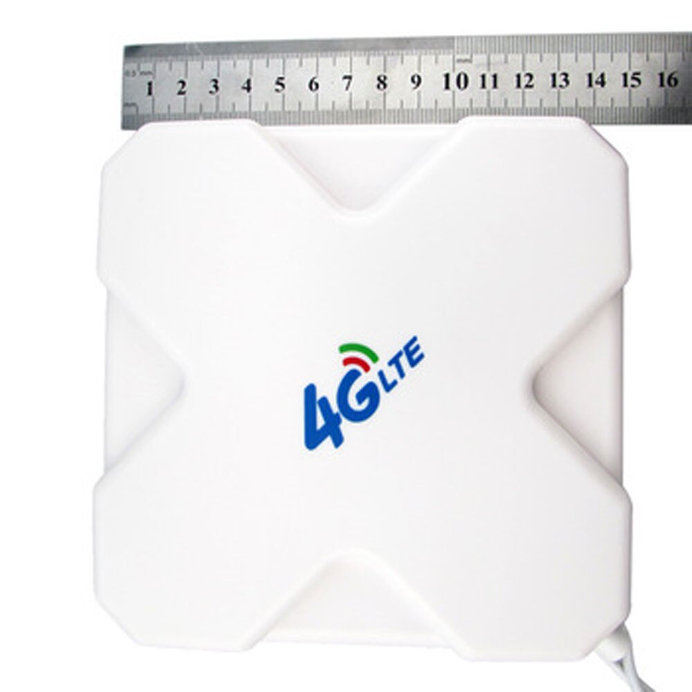 Hallo-gewinnen 3G 4G LTE draussen 28dBi gerichtet Breite Band MIMO Antenne 700-2700MHz 3 Meter RG174 Tafel Antenne