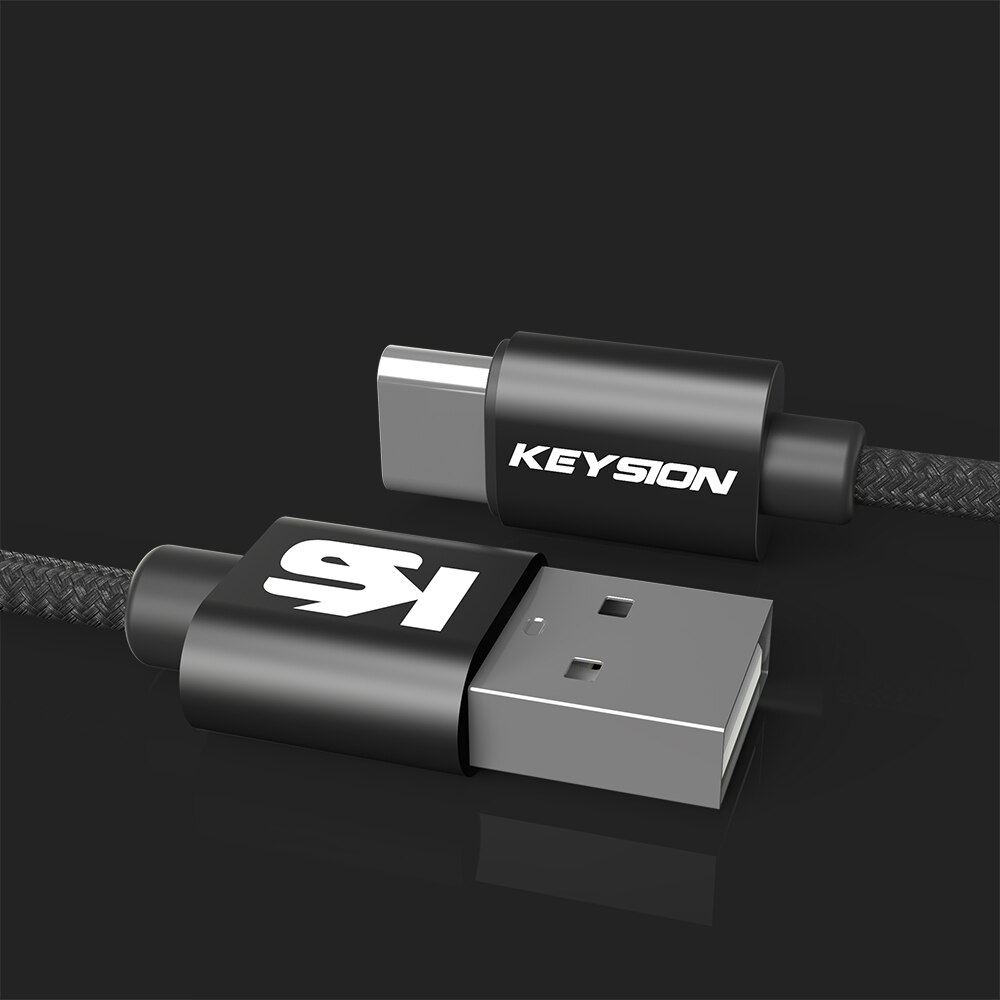 KEYSION USB Typ C Kabel für Xiaomi Redmi Hinweis 7 mi9 USB Kabel für Samsung S9 Schnelle Ladung Draht USB-C praktisch Ladung Schnur