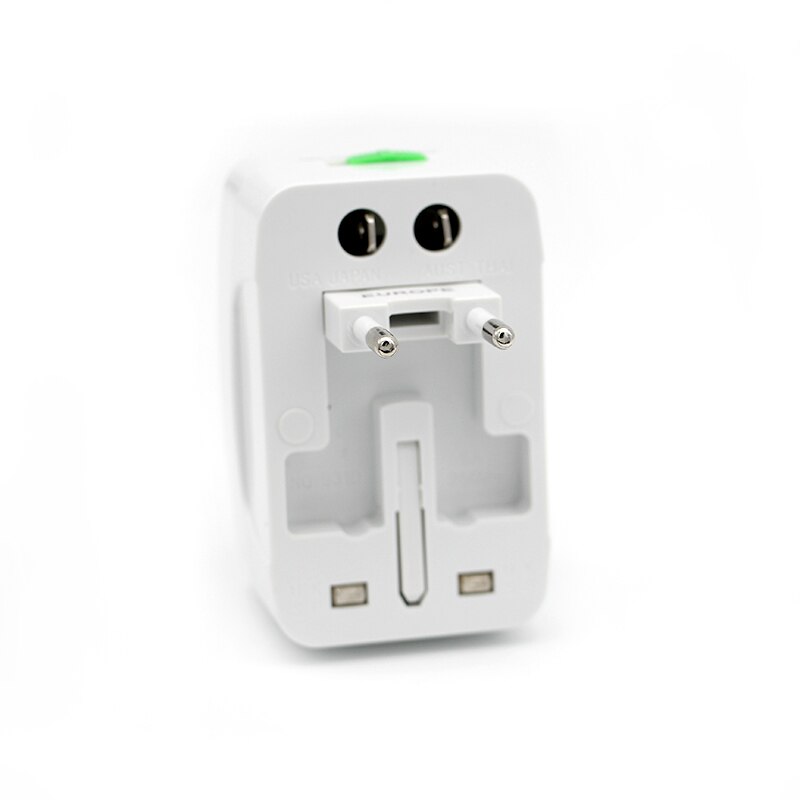 Dual USB Charging Port All in One Universal Worldwide Convenient Travel Charger Power UK AU US EU Plug Adapter With Packaging