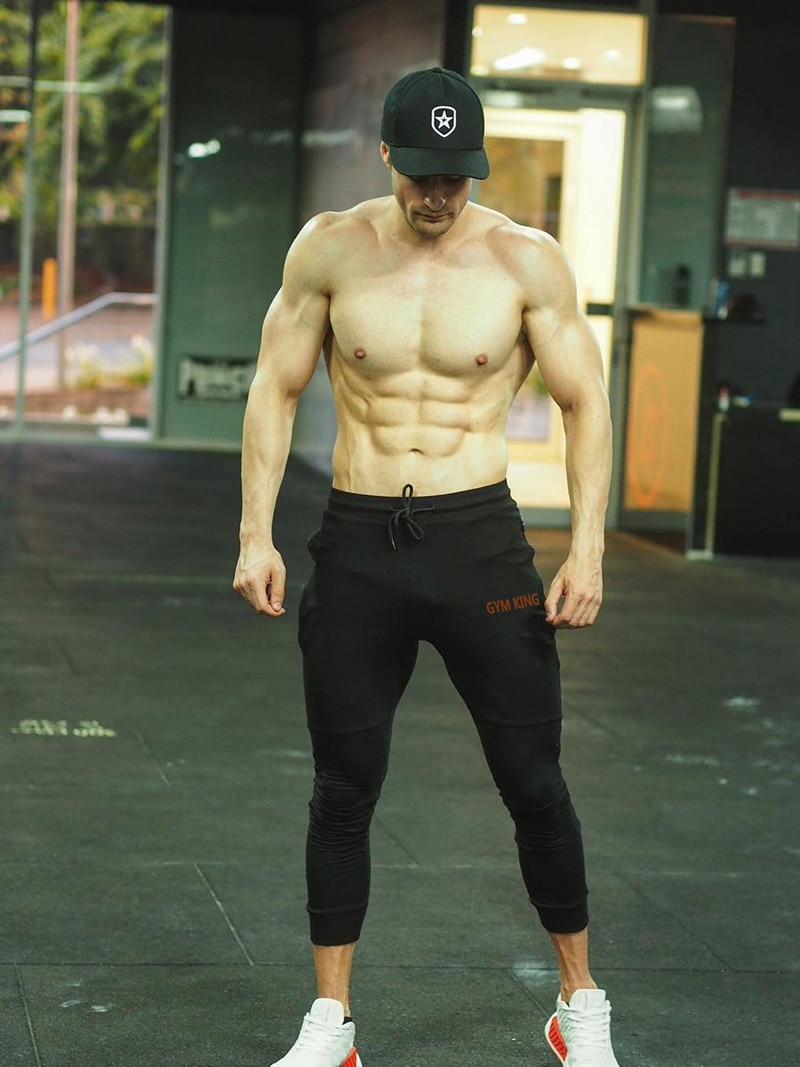 Herre joggerbukser skinny casual bukser bukser top herre joggingbukser