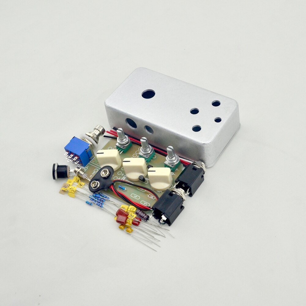 DIY Overdrive/retardo/pelusa/Boost/distorsión/Tremolo/Compresson Pedal de efectos de guitarra kit de Bypass verdadero Kits: LT-TR-G02