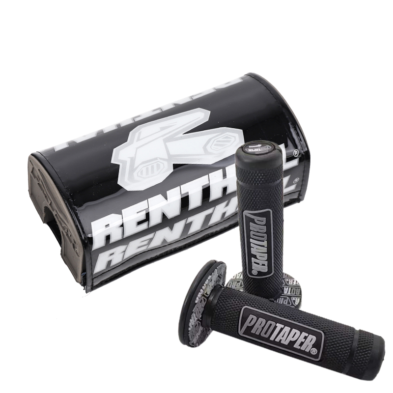 Powermotor 5-Farben-Moto-Cross-Lenkerpolster, Brustschutz, Motorrad, für Vermietung 1–/8 Moto MX Schmutz Fahrrad Moto Accesorios: Grau