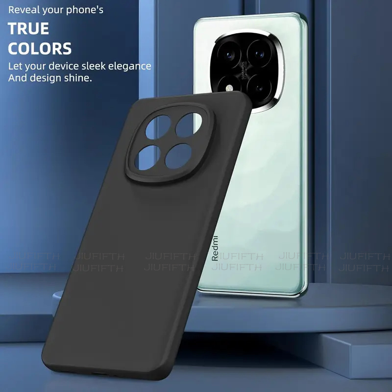 Custodia flessibile in silicone liquido tpu per xiaomi redmi note 14 pro 5g pro+ plus proplus custodia protettiva bumper fundas coque capa