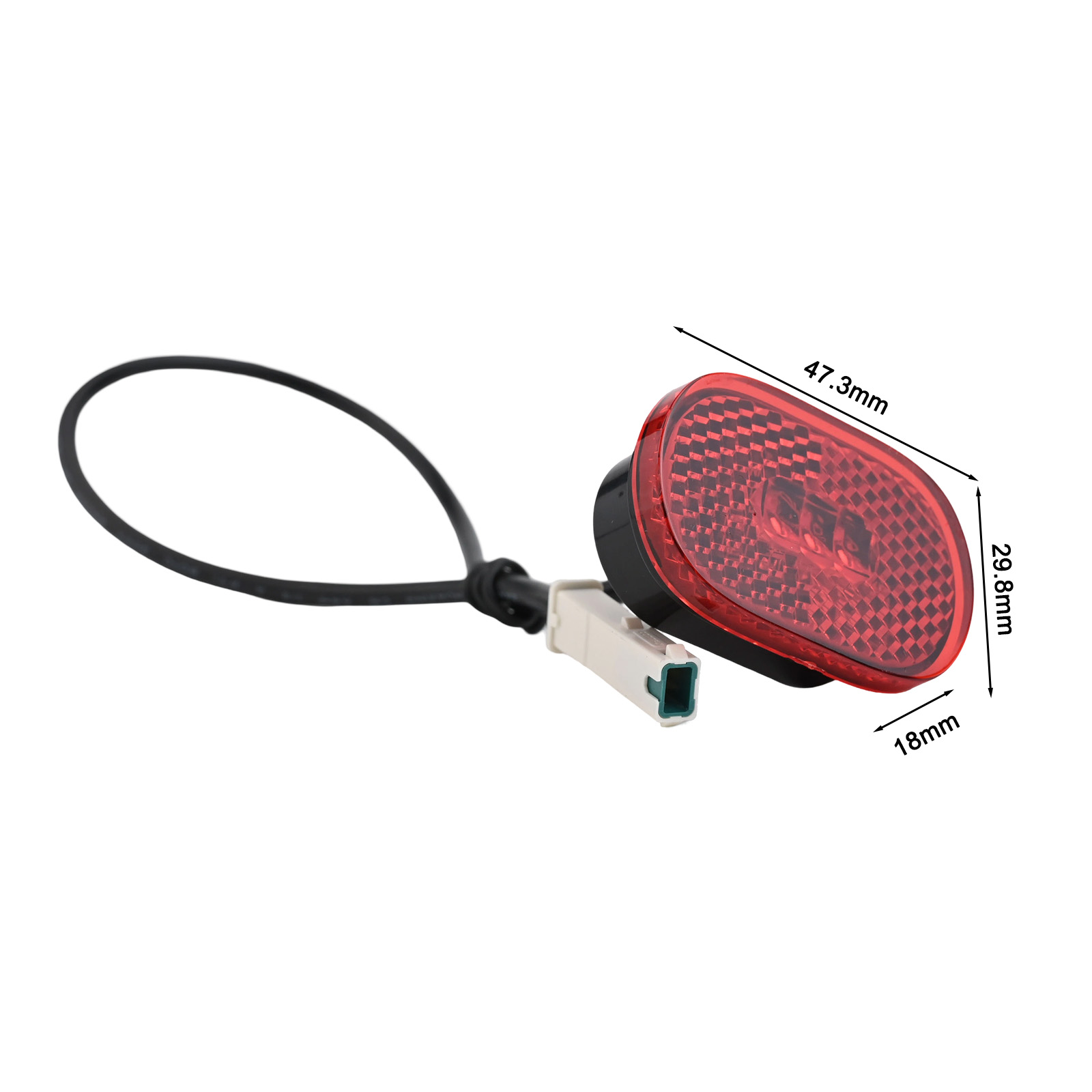 Für-Xiaomi PRO2 Roller Zubehör Original Hinten Wasser Barriere Bremse Rücklicht Rücklicht Direkt Teile