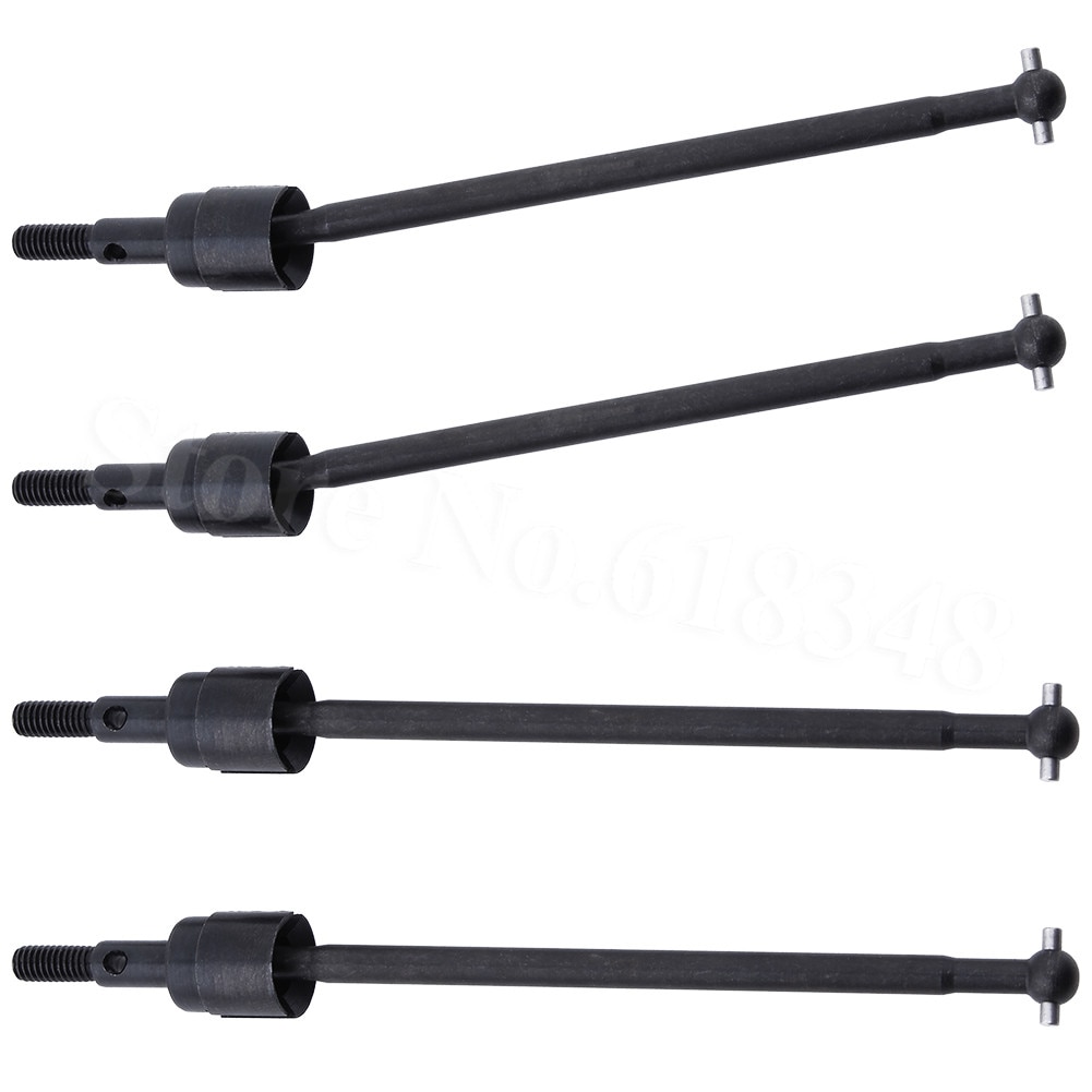 8 stk stål metall drivaksel 89.5mm hundeben 08029 & akseltapp 02033 for rc redcat vulkan epx hsp 1/10 brontosaurus 94111