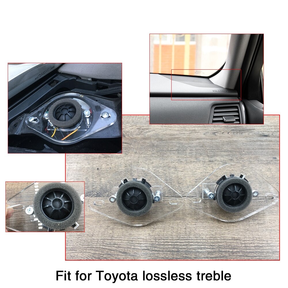 Car front tweeter speaker for Toyota Subaru center control console stereo range frequency speaker horn loudspeaker
