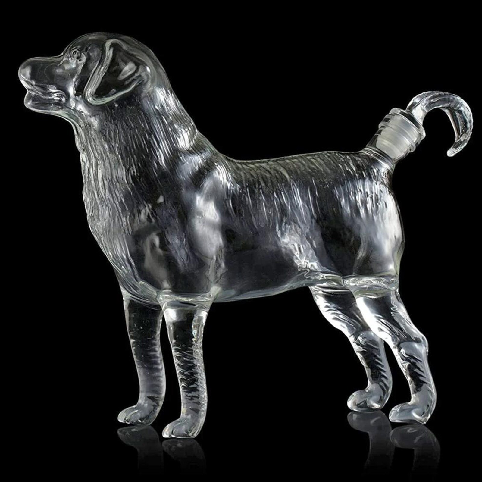 Denne hund whisky karaffel er et perfekt midtpunkt for en hjemmebar dekoration flaske hjem bar dekoration
