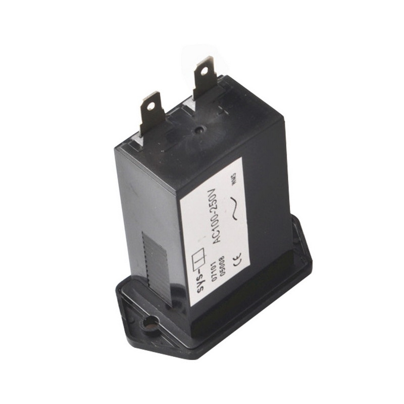 DC10-80V/AC100-250V Hour Meter For Lawn Mower Electric Generator Bulldozer Industrial Timer-1