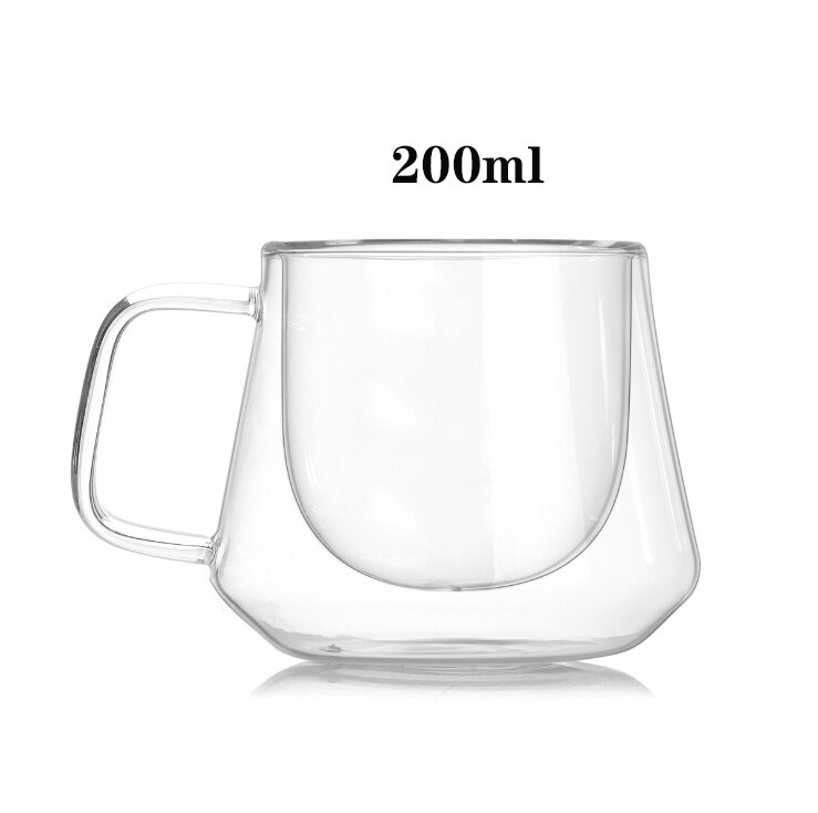 Lille kaffekande i glas, moka husholdnings varmebestandig håndkaffe i rustfrit stål filter kaffekande, husholdnings køkkenudstyr: 2
