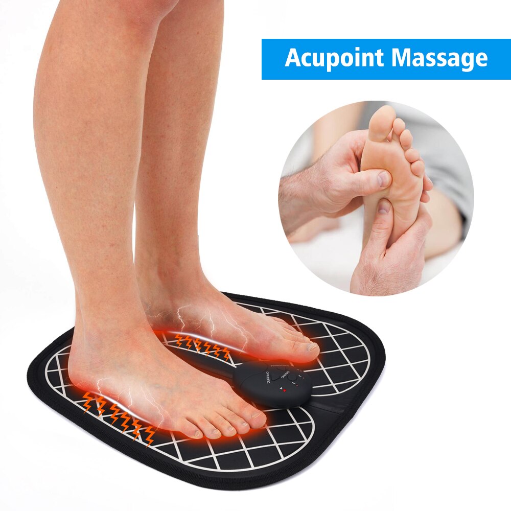 Fodmassager elektrisk ems fodmassager abs fysioterapi revitalisere pedicure fodvibrator trådløs fod muskelstimulator