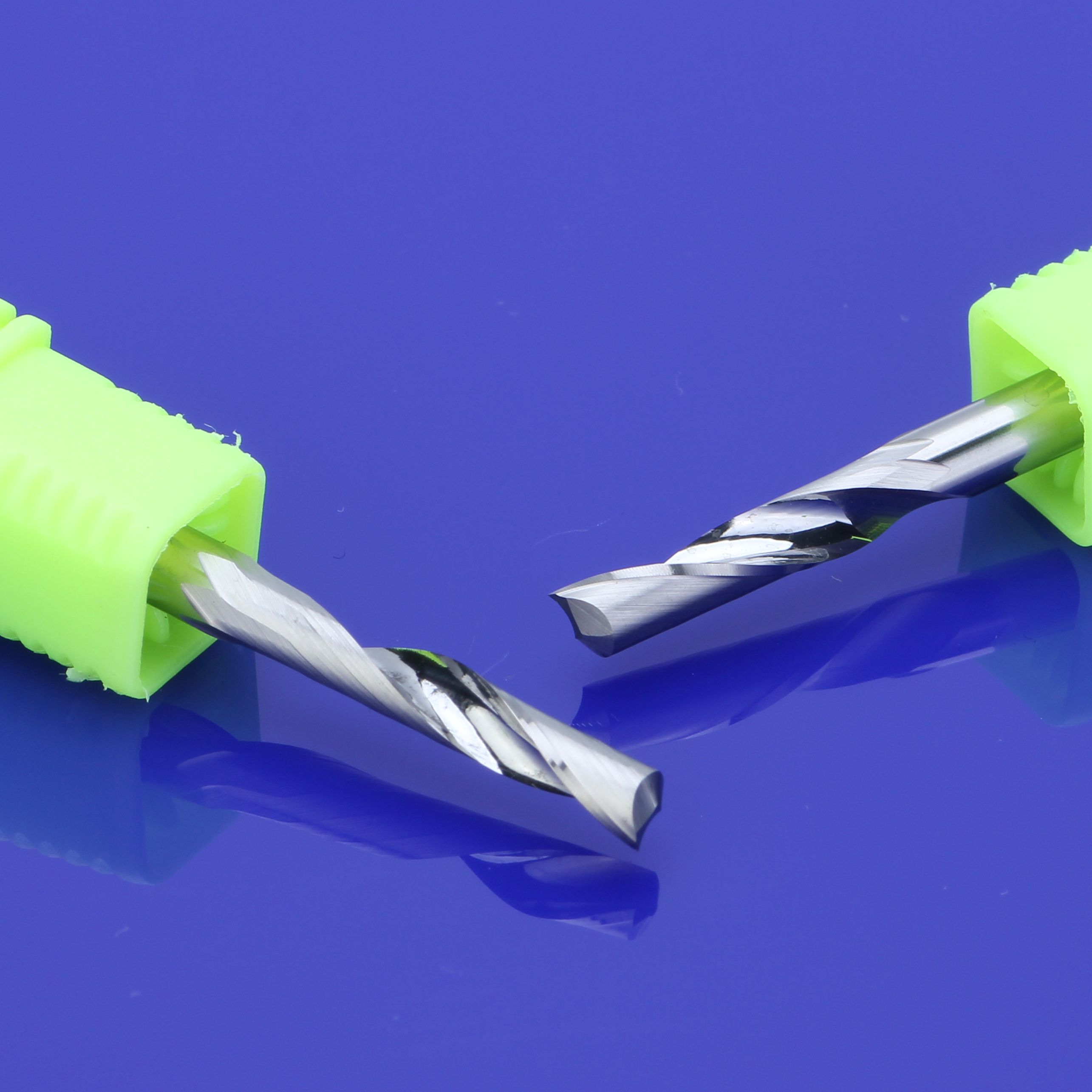 2pc 6mm enkelvoudige frees voor aluminium cnc-gereedschappen, hardmetalen alucobond frees, frezen, aluminium composietpanelen