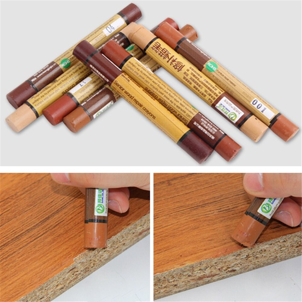 1 Pc Meubels Verf Vloer Wax Krijt Veilig Floor Reparatie Pen Kras Patch Verf Pen Hout Composiet Reparatie Tekening School pennen