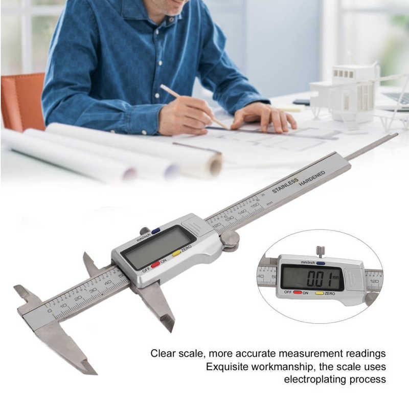 Digital Caliper Caliper Measuring Tool Clear Scale for Household