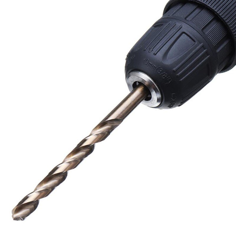 15Pcs High Speed Steel Twist Drill Bit Set 3 Rand Hoofd 8% Hoge Kobalt Boor Hardheid Voor Roestvrij staal Hout Metaal Boren