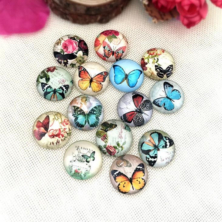 12mm Time Gem Glass BRADS Europa América accesorios parche personalidad etiqueta Crystal joyas para hacer álbum de recortes accesorios al por mayor