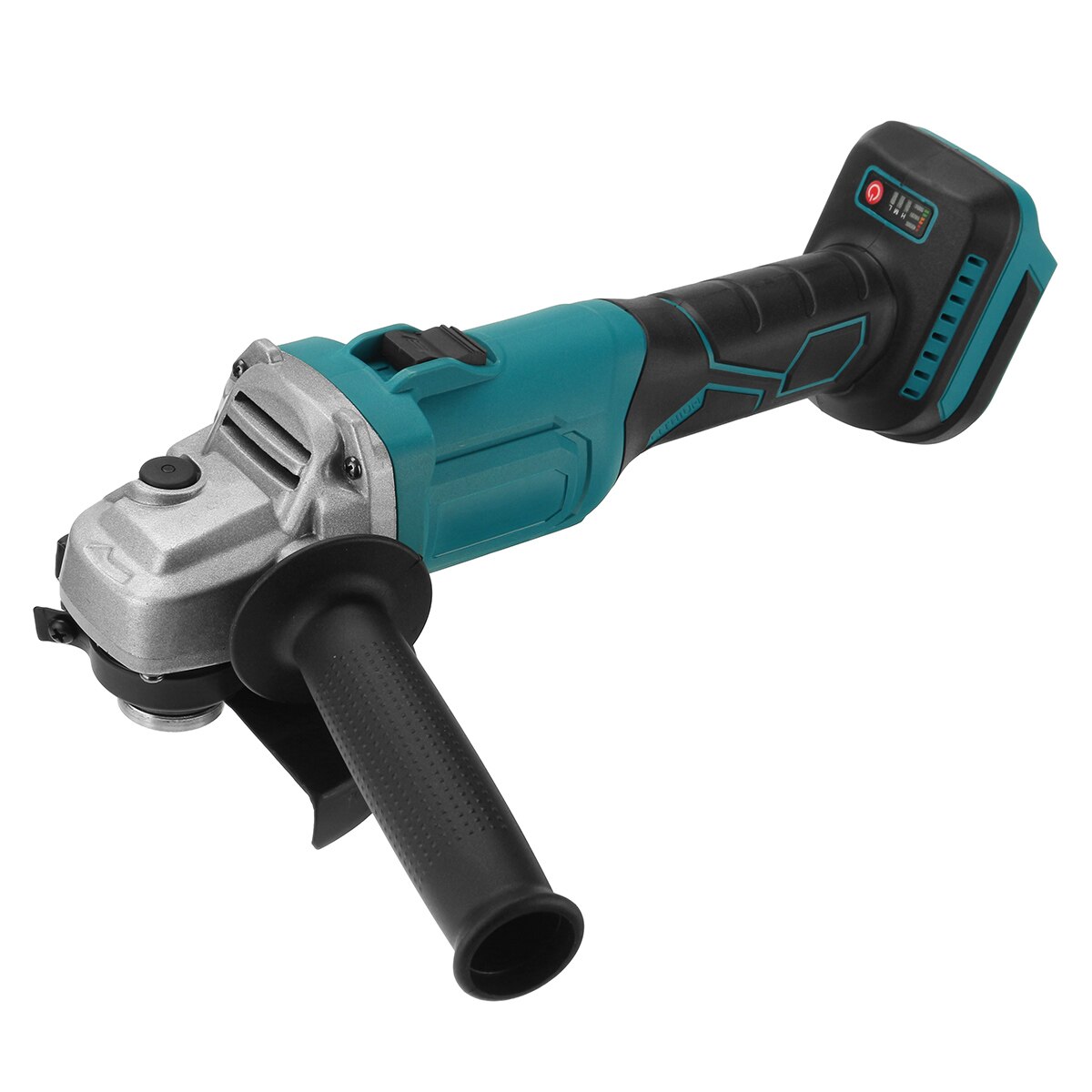 100/125mm 800W 3 Speed Brushless Cordless Impact Angle Grinder For Makita 18V Battery Power Tool Cutting Machine Polisher: 125mm Blue