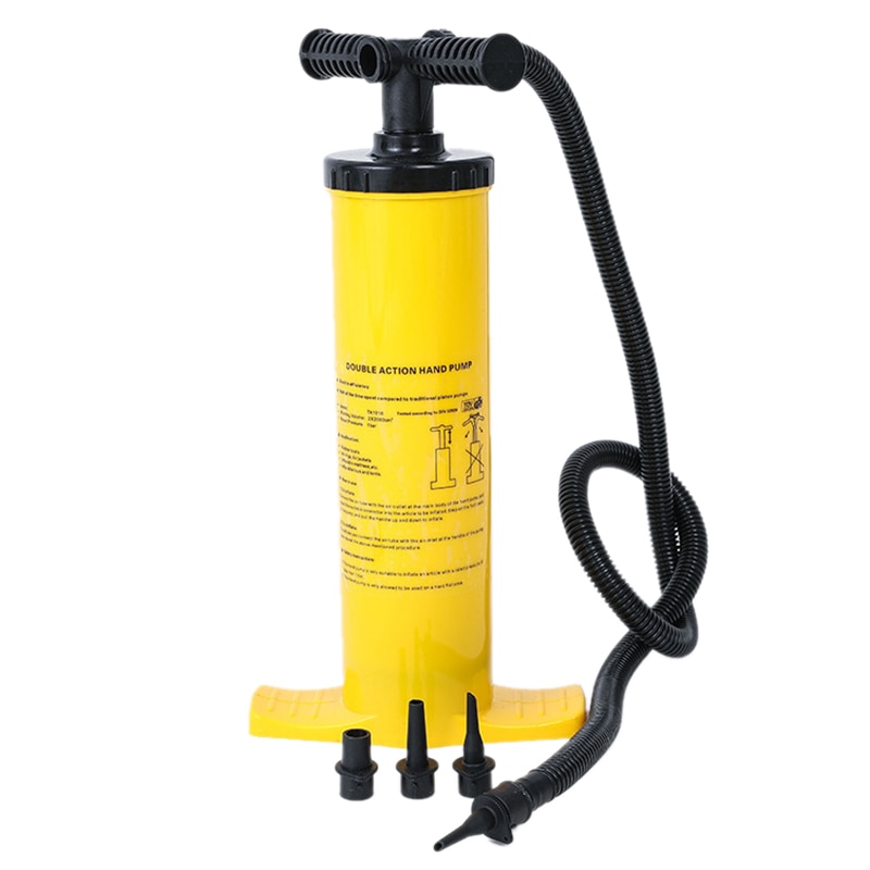 AU05-Grote Luchtpomp Inflator Voor Rubberboot Rubber Boot Opblaasbare Pomp Dubbelwerkende Handpomp Matras Luchtpomp