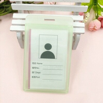1PCS Plastic Card Case Bus Card Holder for Kids Students ID Card Accessories: NO.3