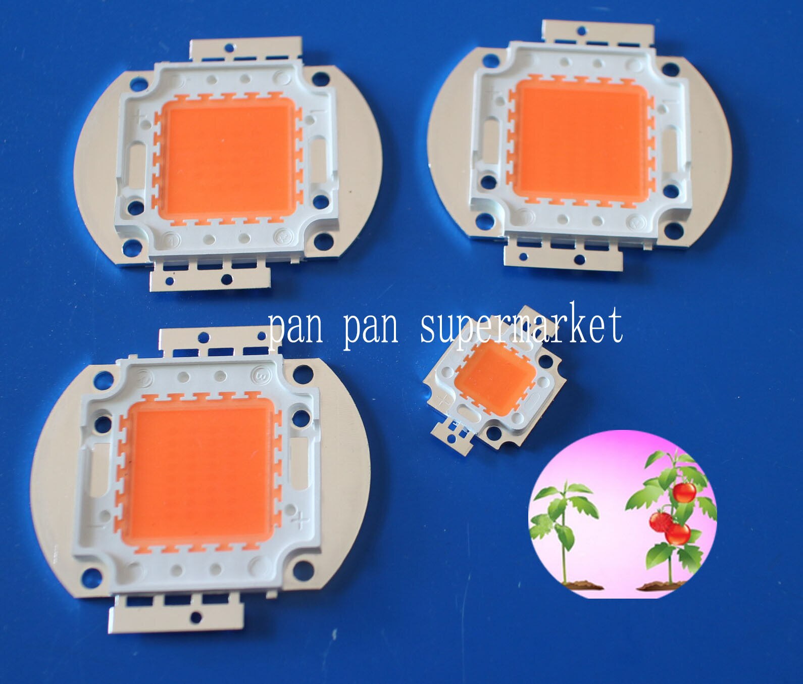 Täyden spektrin led kasvaa siru 380-840nm real wattia 1w 3w 10w 20w 30w 50w 100w 35 mil led kasvivalot valo