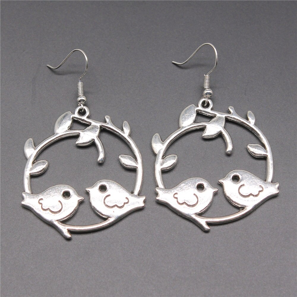 1 Pair Phoenix Earring Connector Womens Hoop Earrings Earring For Women Dangle Earring: 42x39mm