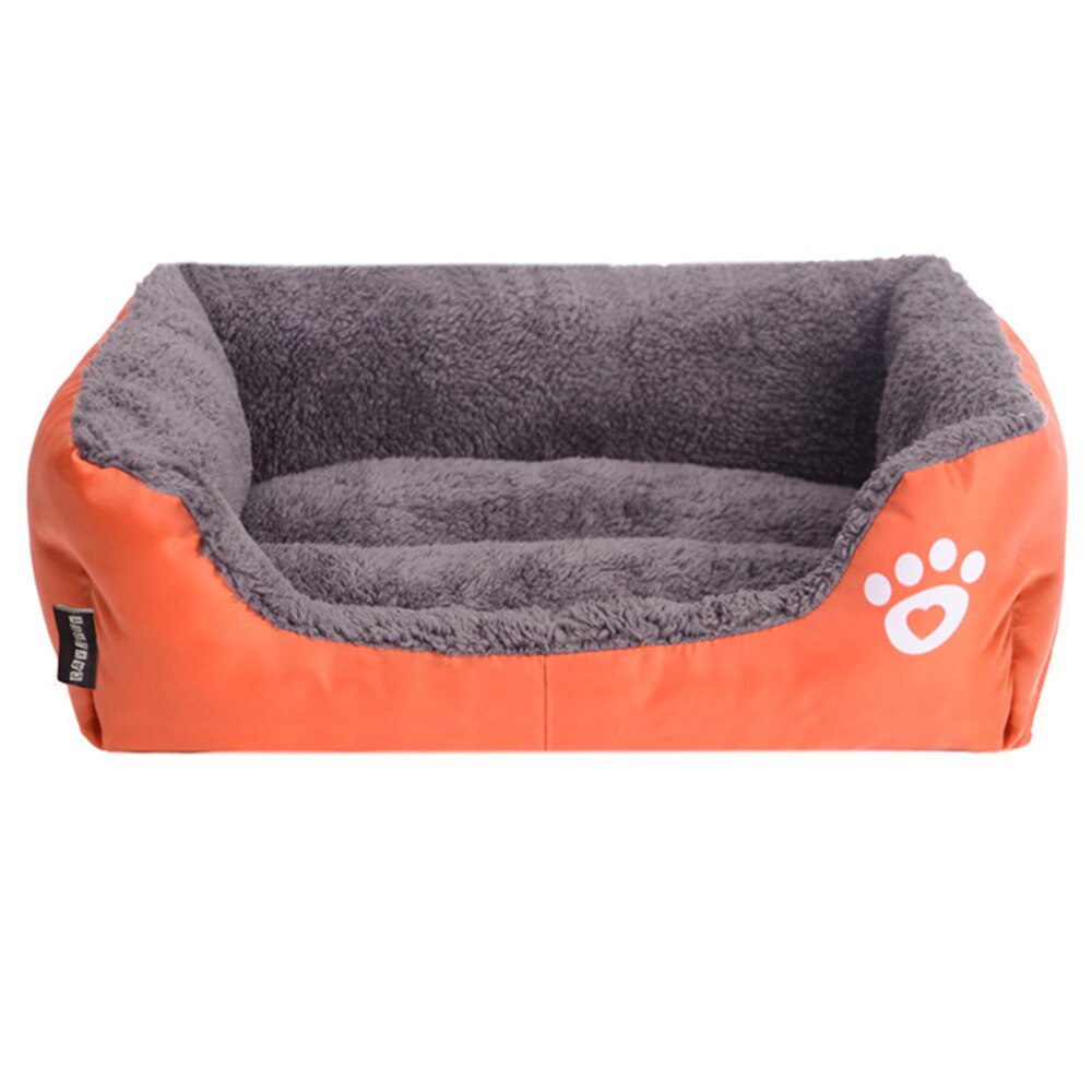 Hundeseng sofa hvalp kæledyr hund seng til små store mellemstore hunde kat tæppe hund senge måtter hus liggestol kæledyr seng kennel: D / Xl 80 cm x 65 cm x 17cm