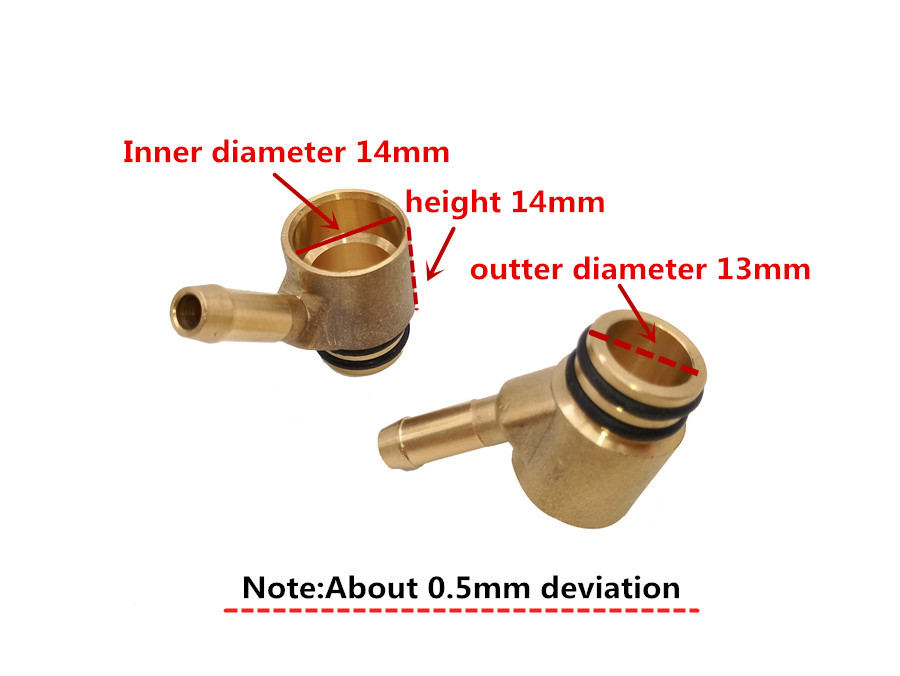 Adaptador de inyector sin agujeros de para CNG GLP, kits de conversión de combustible para coche, gas, M6 + M8