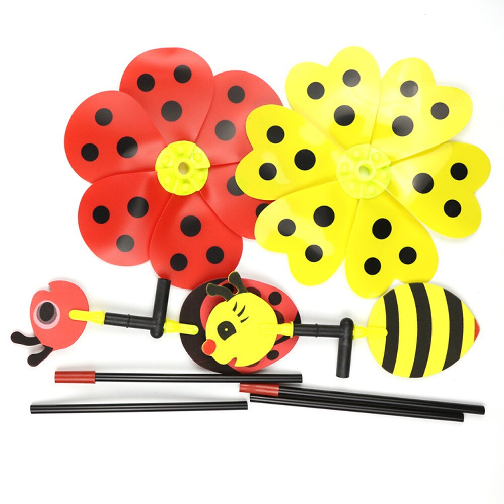 Bumble Bee/Lieveheersbeestje Windmolen Wind Spinner Home Yard Garden Festival Decor