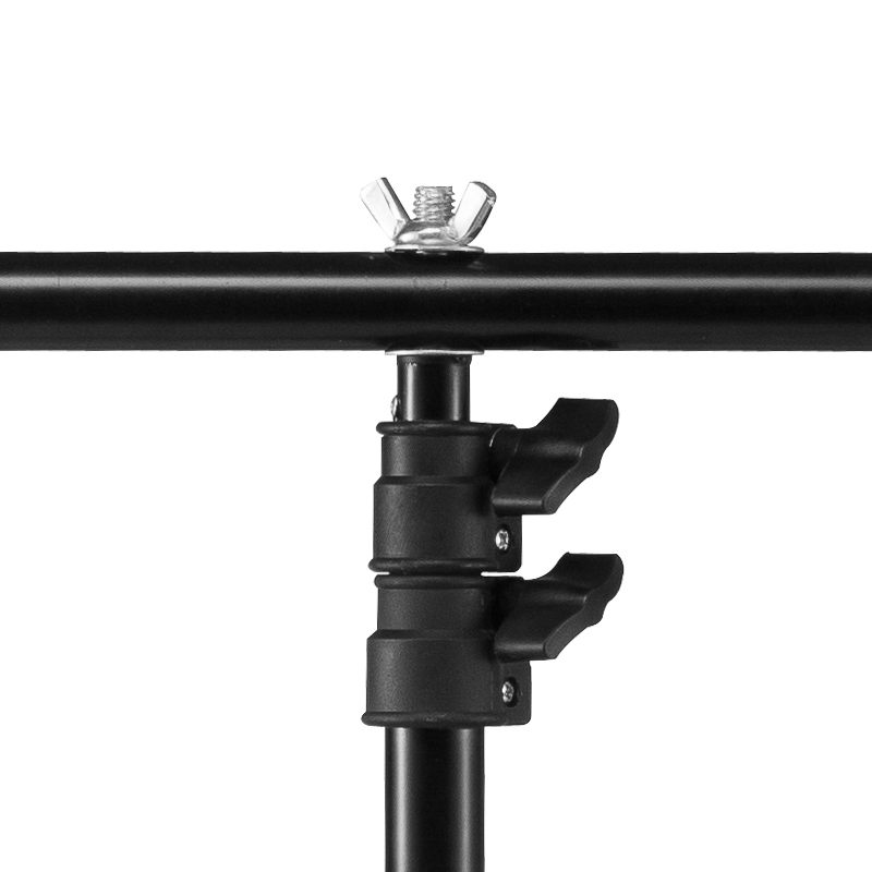 Fotografie Foto Hintergrund Steht T-Form Hintergrund Rahmen Unterstützung System Steht Mit Schellen für foto studio Mehrere größen